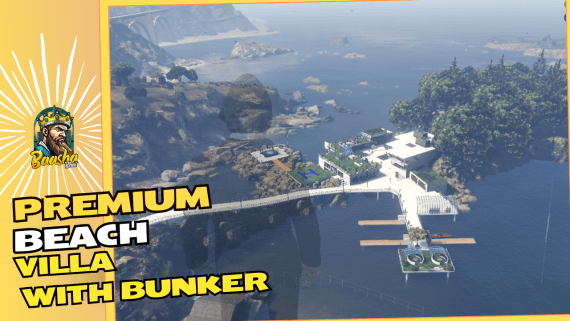 Beach Villa With Bunker - Fivem Bunker Villa - Secrets rooms