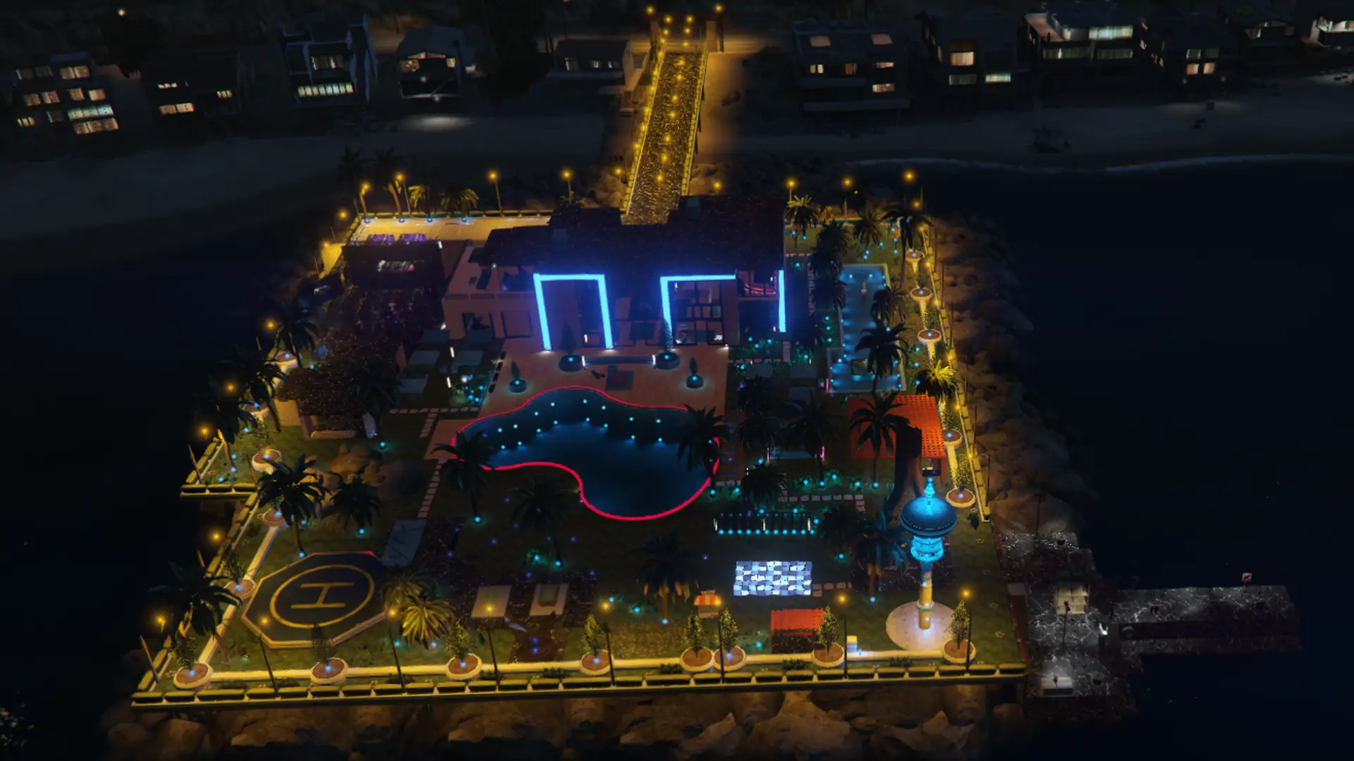 Beach Resort from above
